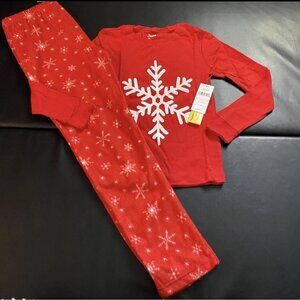 NWT Leveret Holiday Christmas Pajama Set Girls Youth Size 12